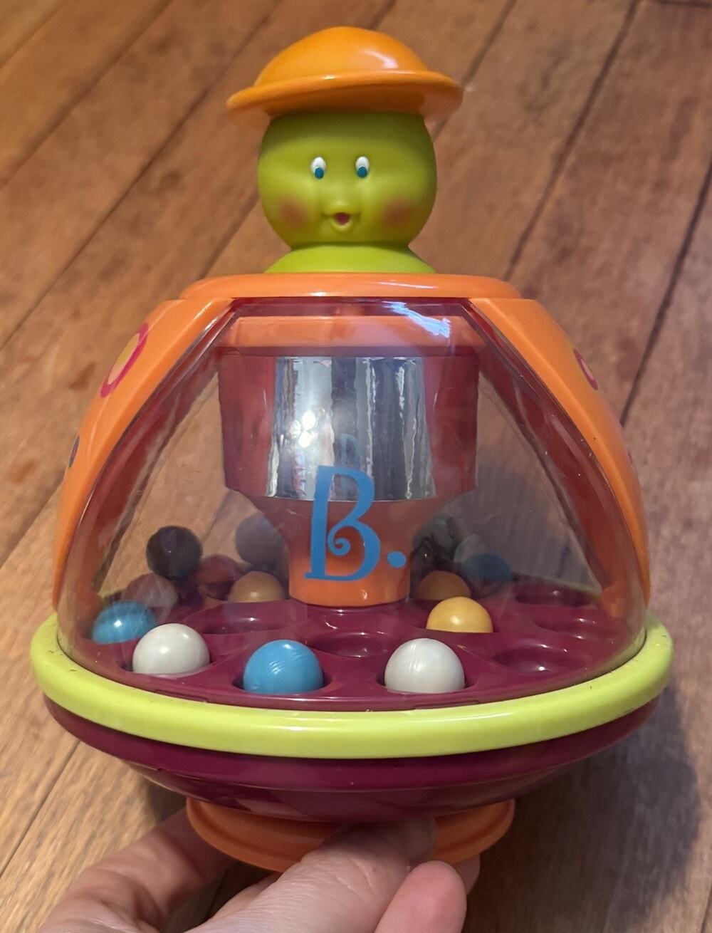 B. toys Poppitoppy Ladybug Ball Popping Toy